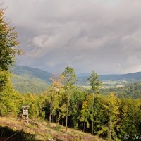 Pohled z okraje Mionší na Jablunkovsko