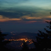 ...a pohled na Frenštát pod Radhoštěm