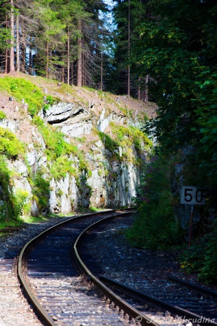 Na nádraží Harrachov-Mýtiny